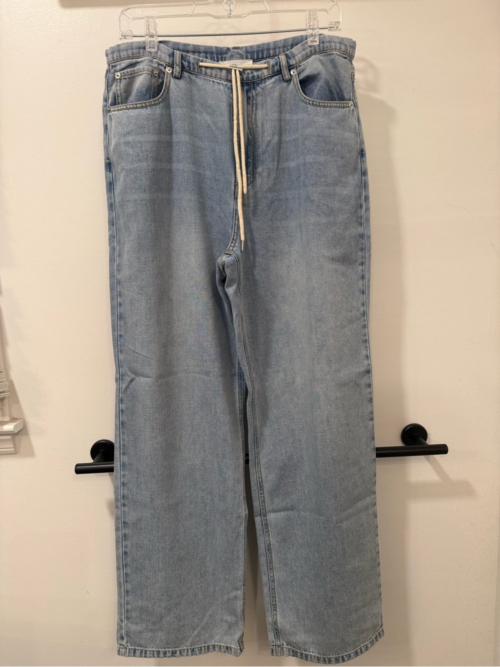 Rails Normandie loose fitting lightweight light Blue Denim Jeans. Size 6